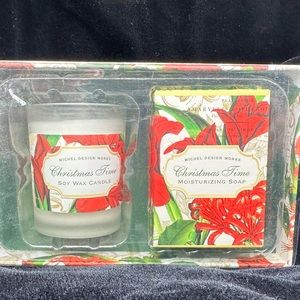 Michel Design Works Christmas Time Candle and Soap Duo